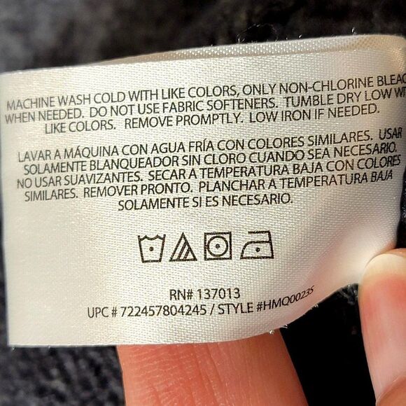 Woolrich Half Zip Knit Sweater Mens M Gray Blue Long Sleeve Mock Neck Pullover - Picture 11 of 13